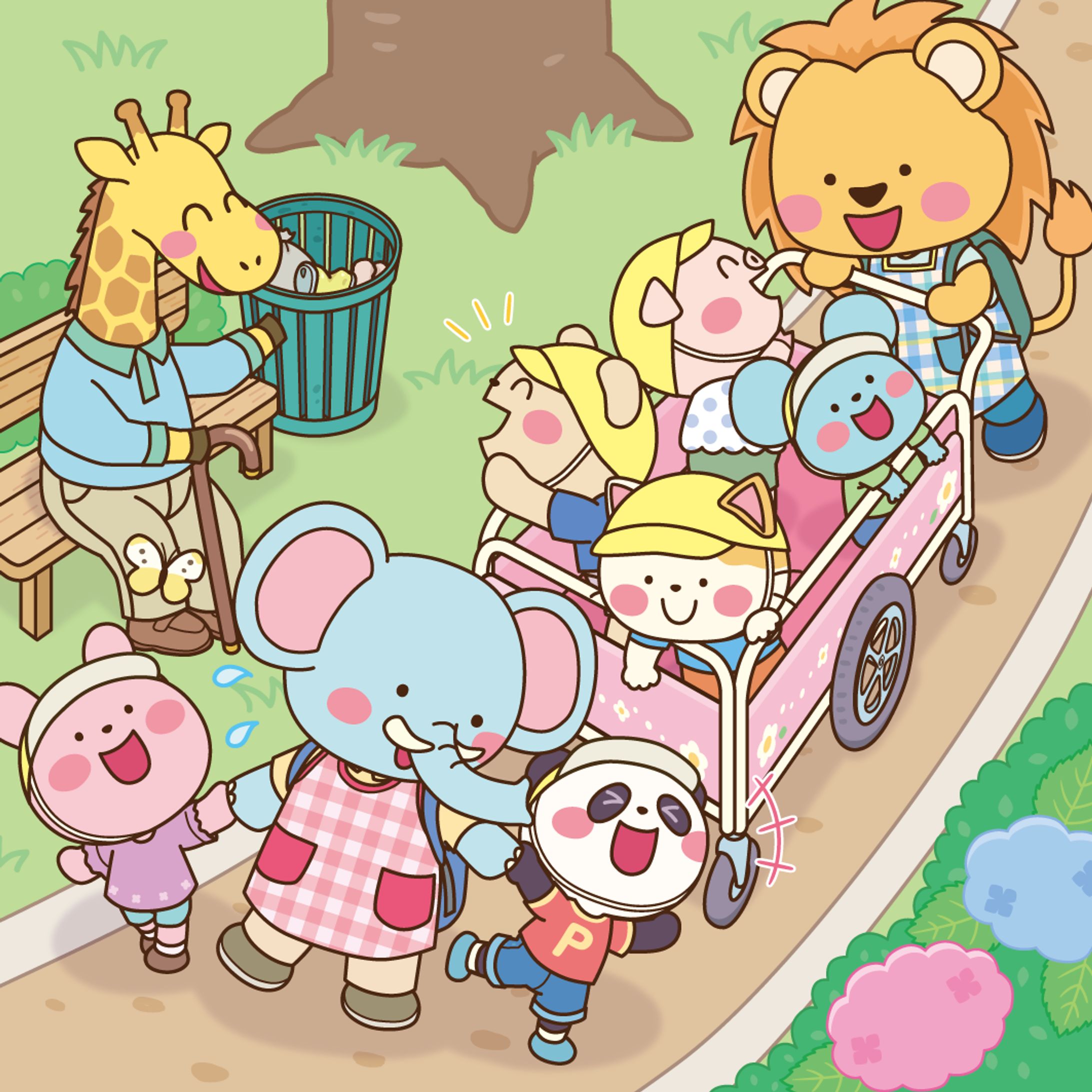 保育園のお散歩-1