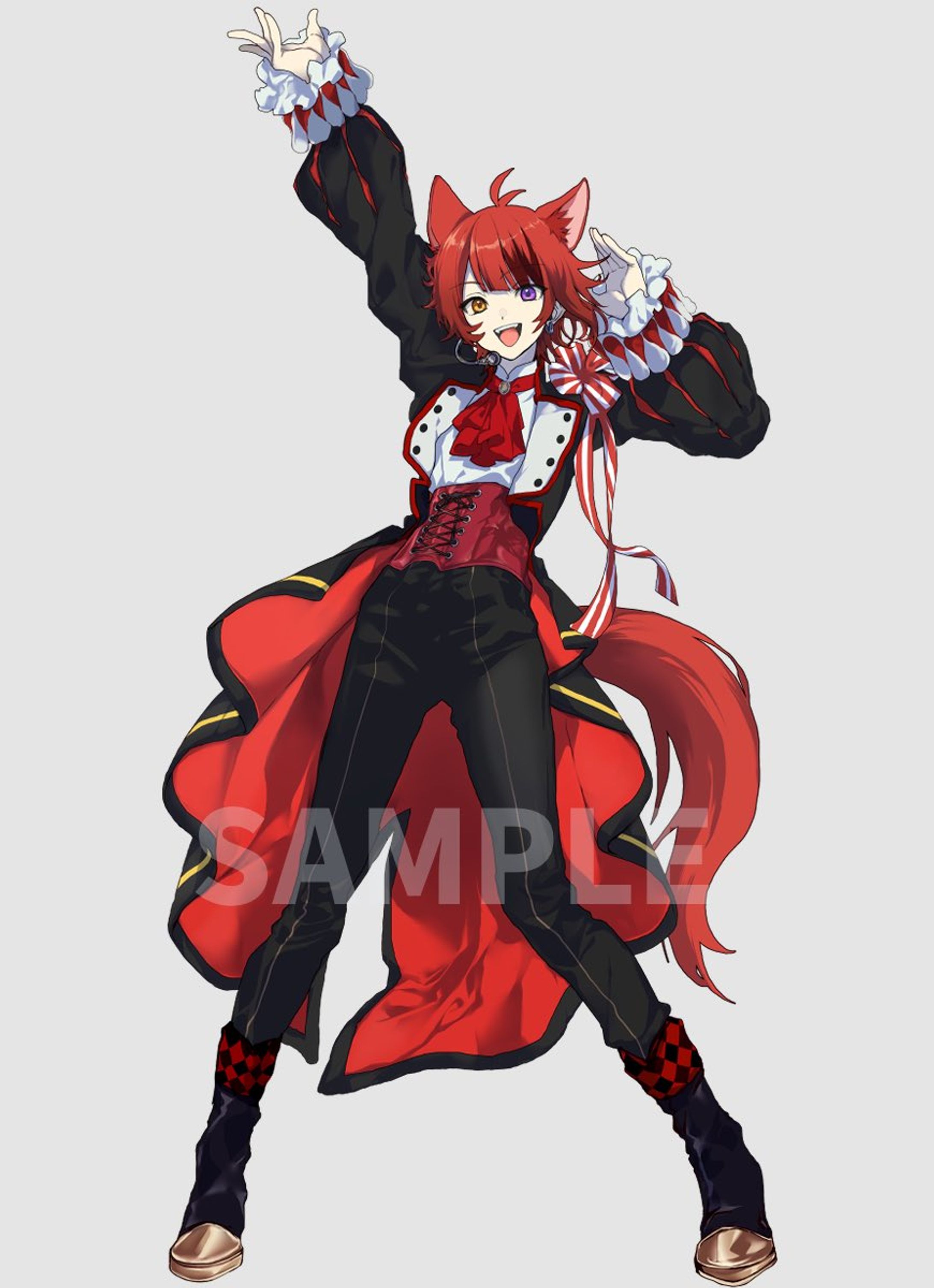 莉犬様 歌ってみた「フェイキング・オブ・コメディ」 MVイラスト-1