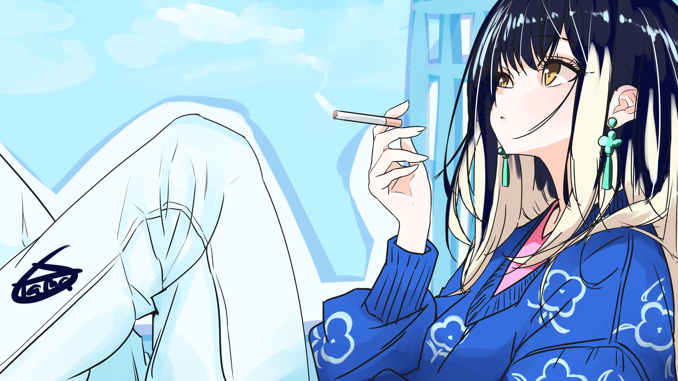 たばこ女子-1