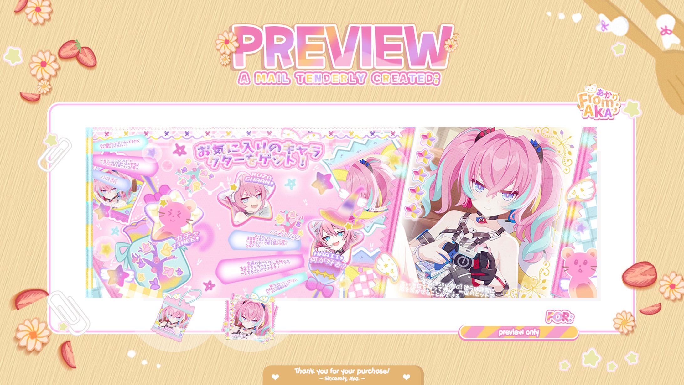 GACHA Layout Template-1