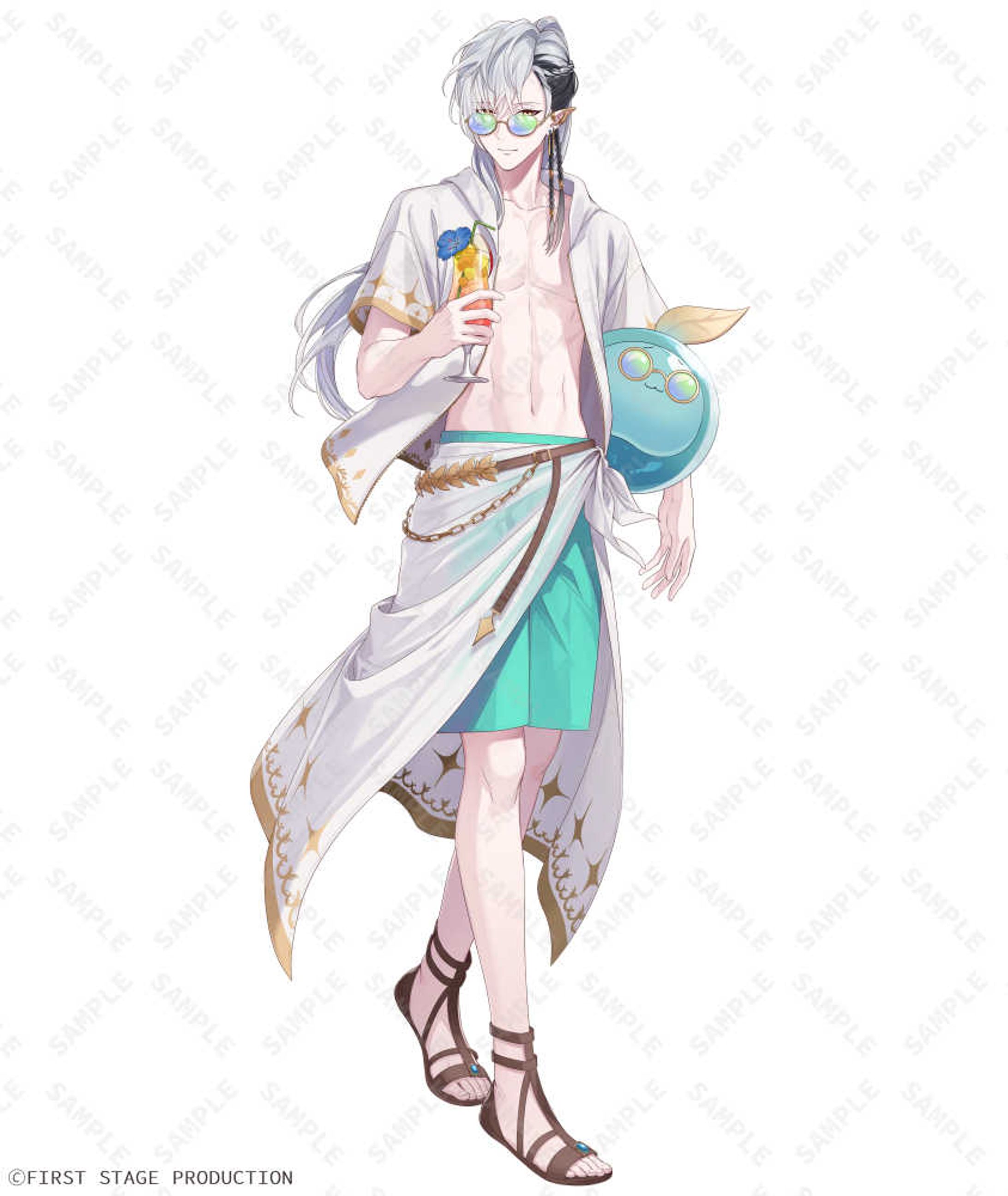 Cassian Floros様ハーフアニバーサリー夏衣装グッツイラスト担当-1