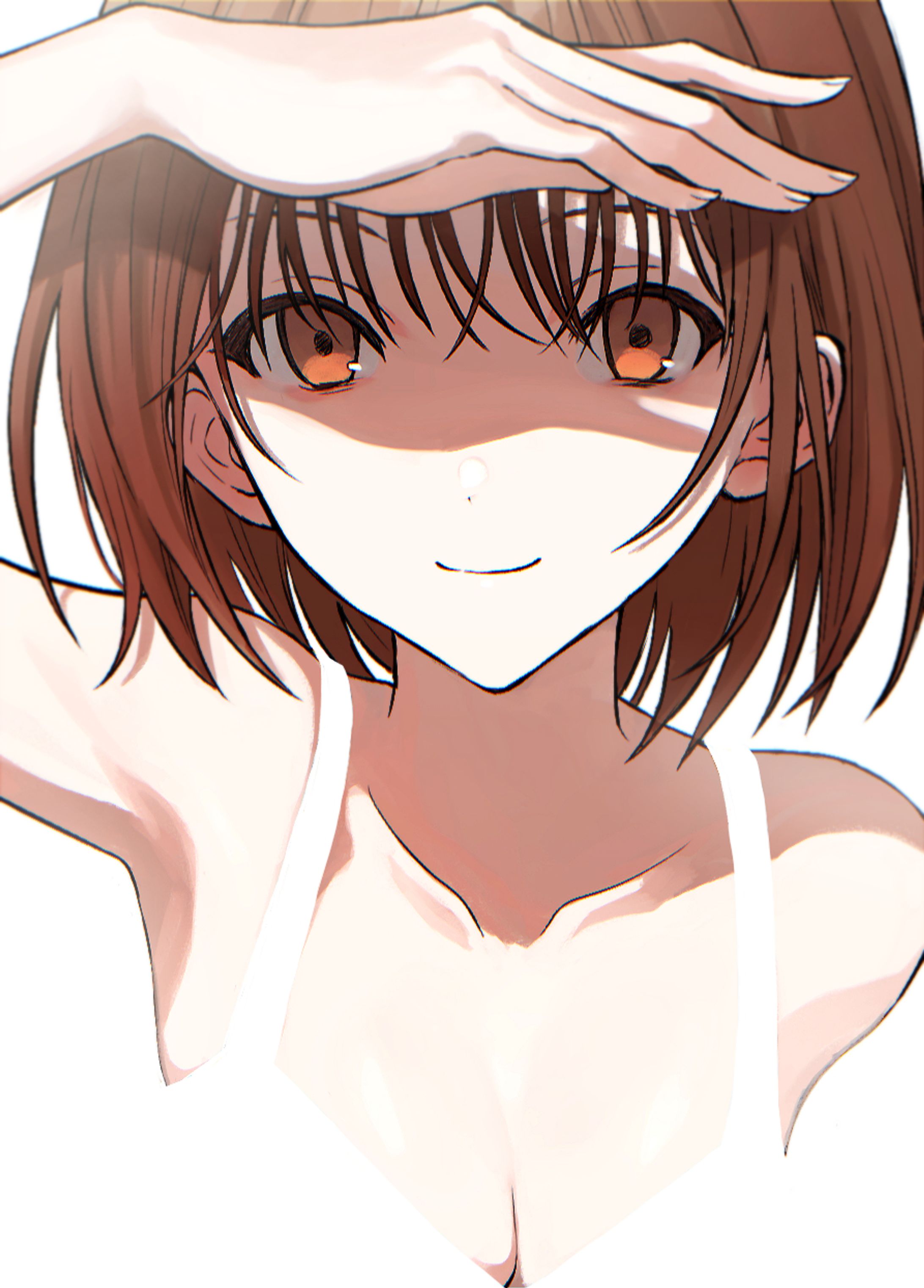 白飛びしている女の子-1
