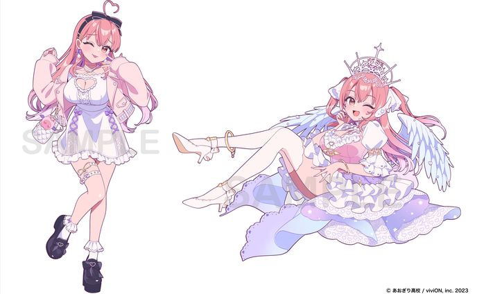 あおぎり高校 我部りえる様オリジナル曲『きみはわたしの』MVイラスト