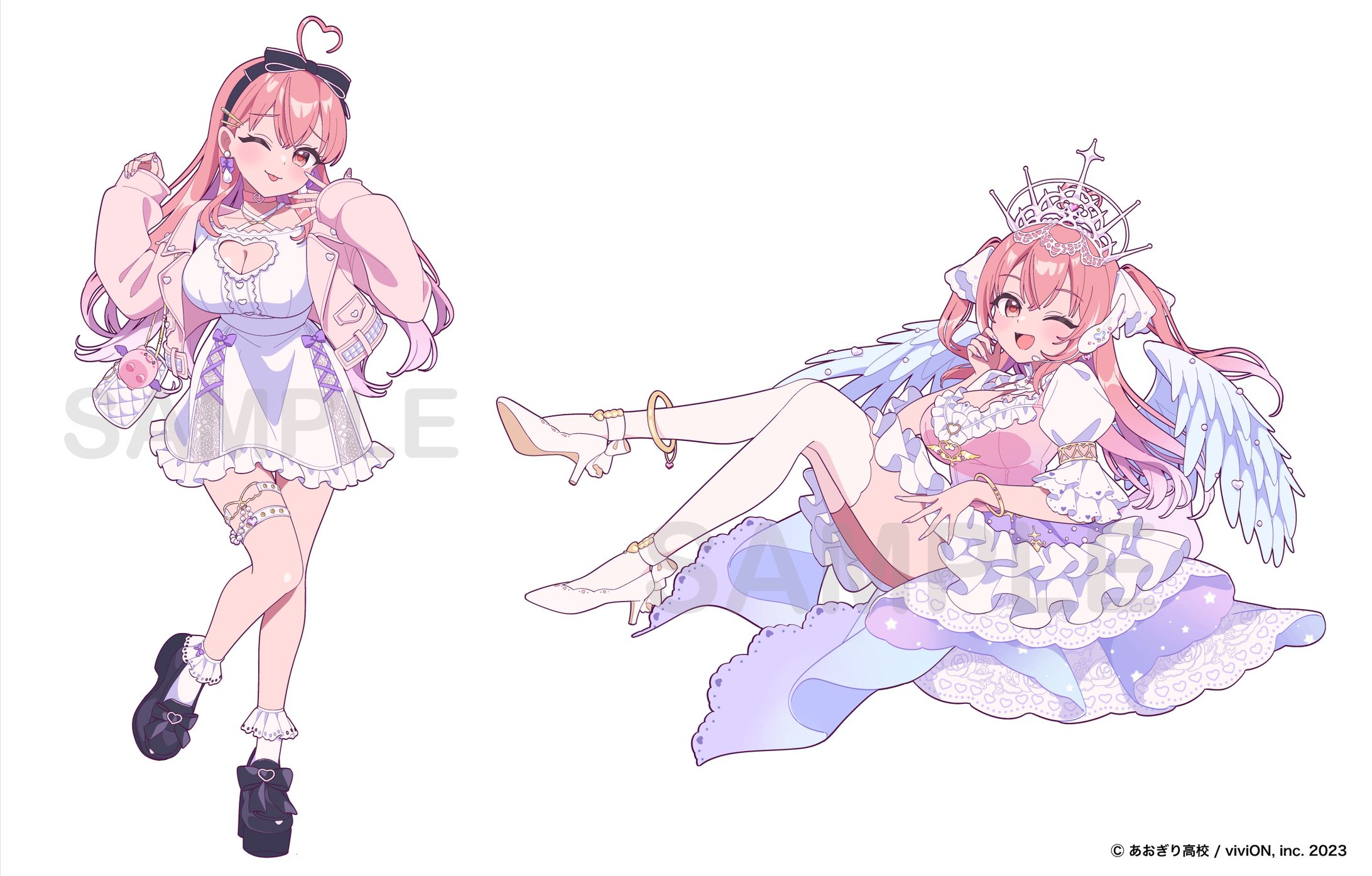 あおぎり高校 我部りえる様オリジナル曲『きみはわたしの』MVイラスト-1