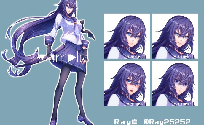 TRPG用立ち絵