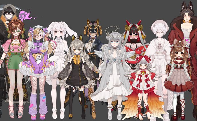 【Vtuber】立ち絵デサイン