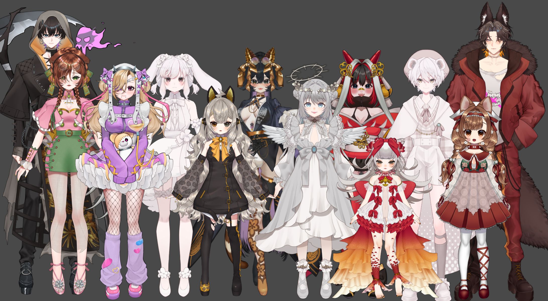 【Vtuber】立ち絵デサイン-1