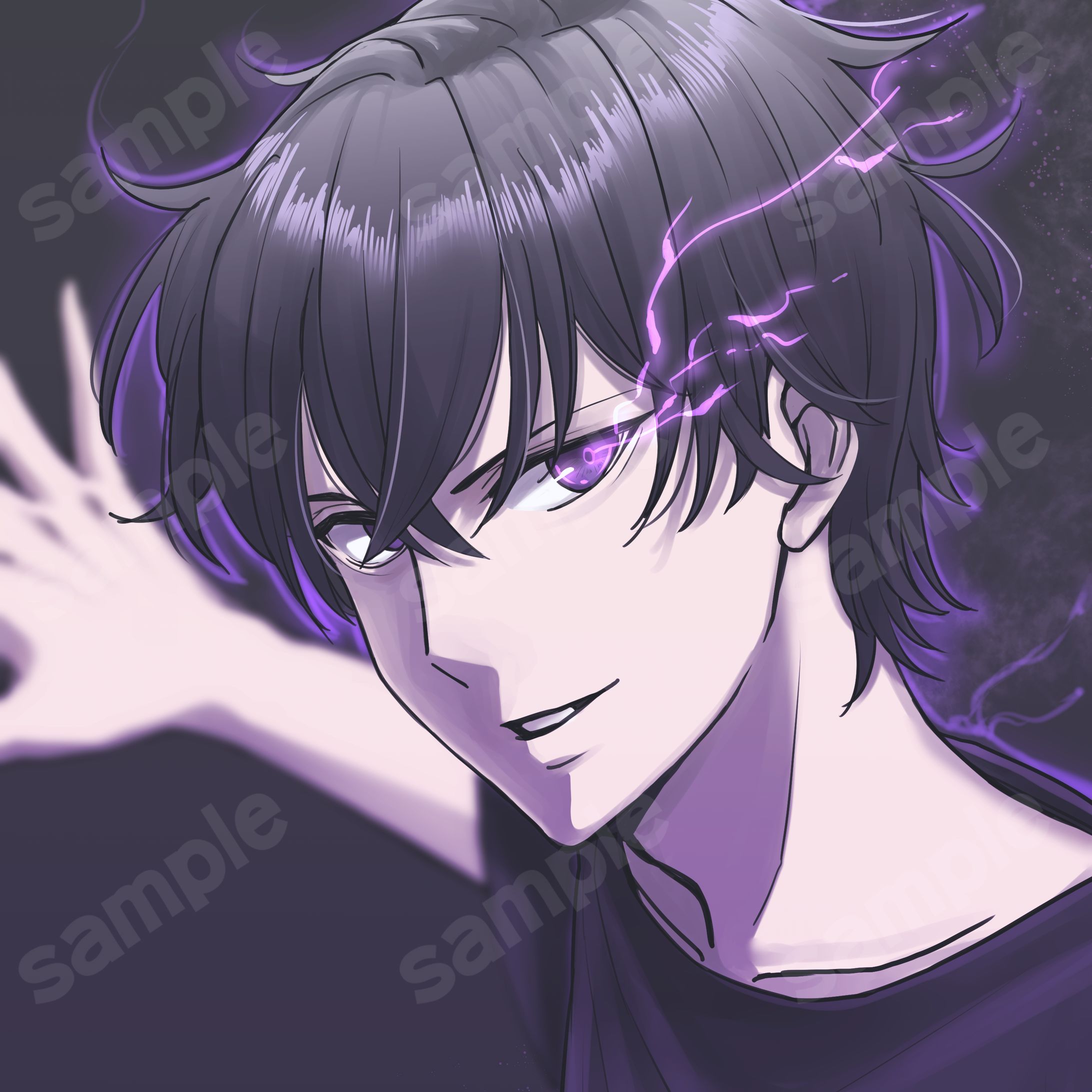 男性アイコンsample-1