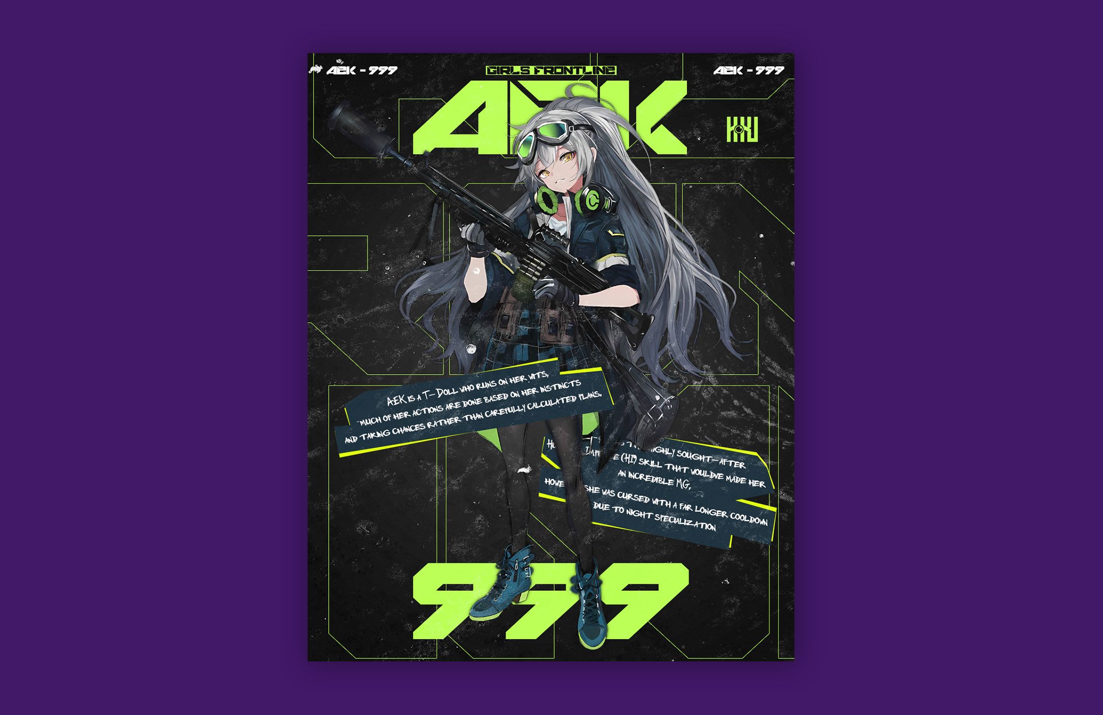 AEK-999 Girls Frontline Poster-1