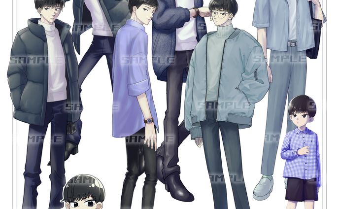 立ち絵デザイン／男性