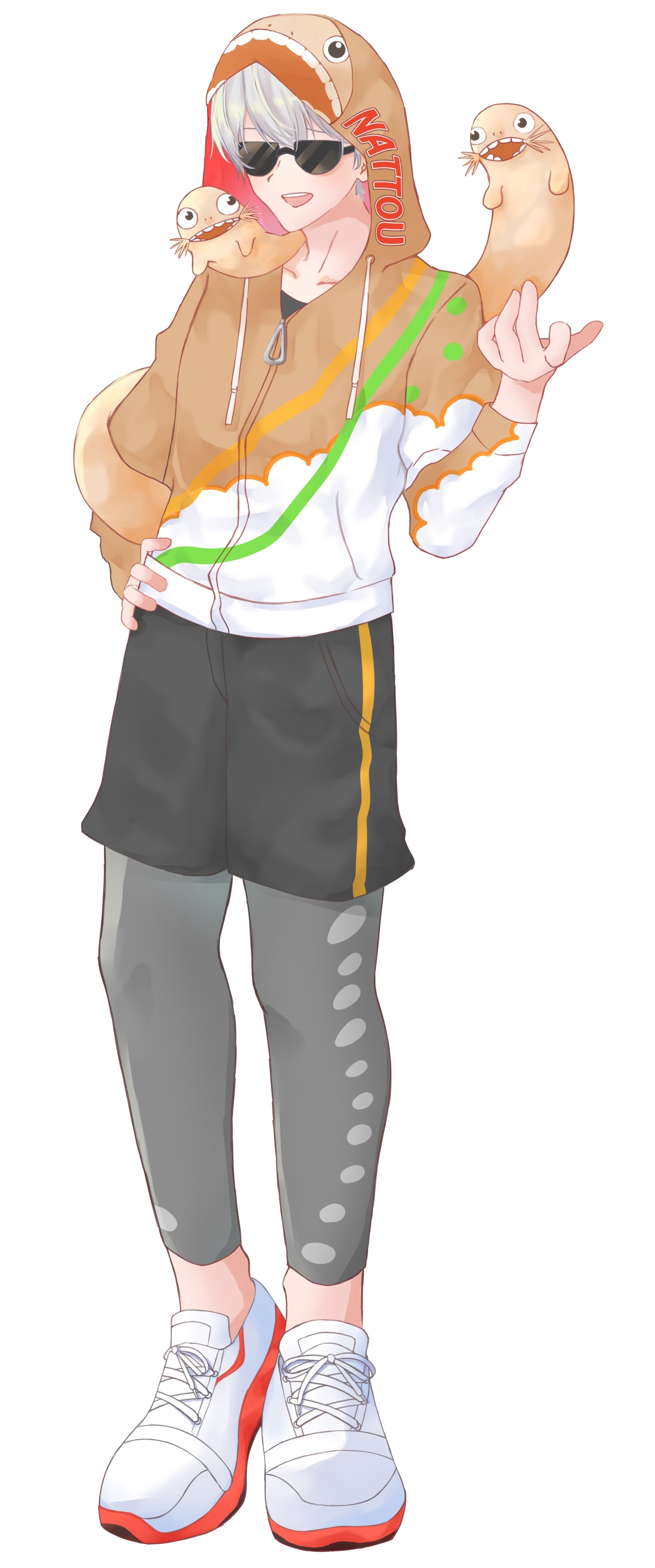 納豆様全身立ち絵(オリジナルデザイン)-1