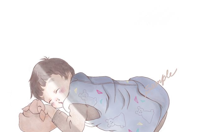 【挿絵】赤ちゃん〜子どものイラスト