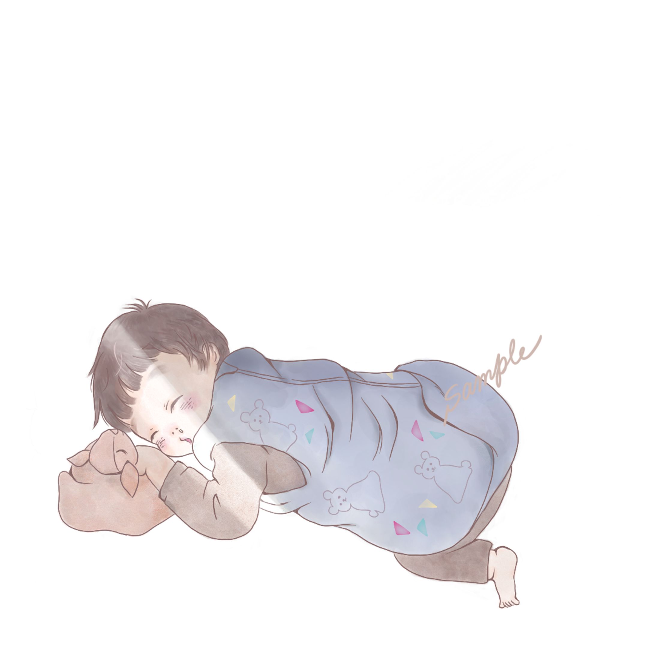 【挿絵】赤ちゃん〜子どものイラスト-1