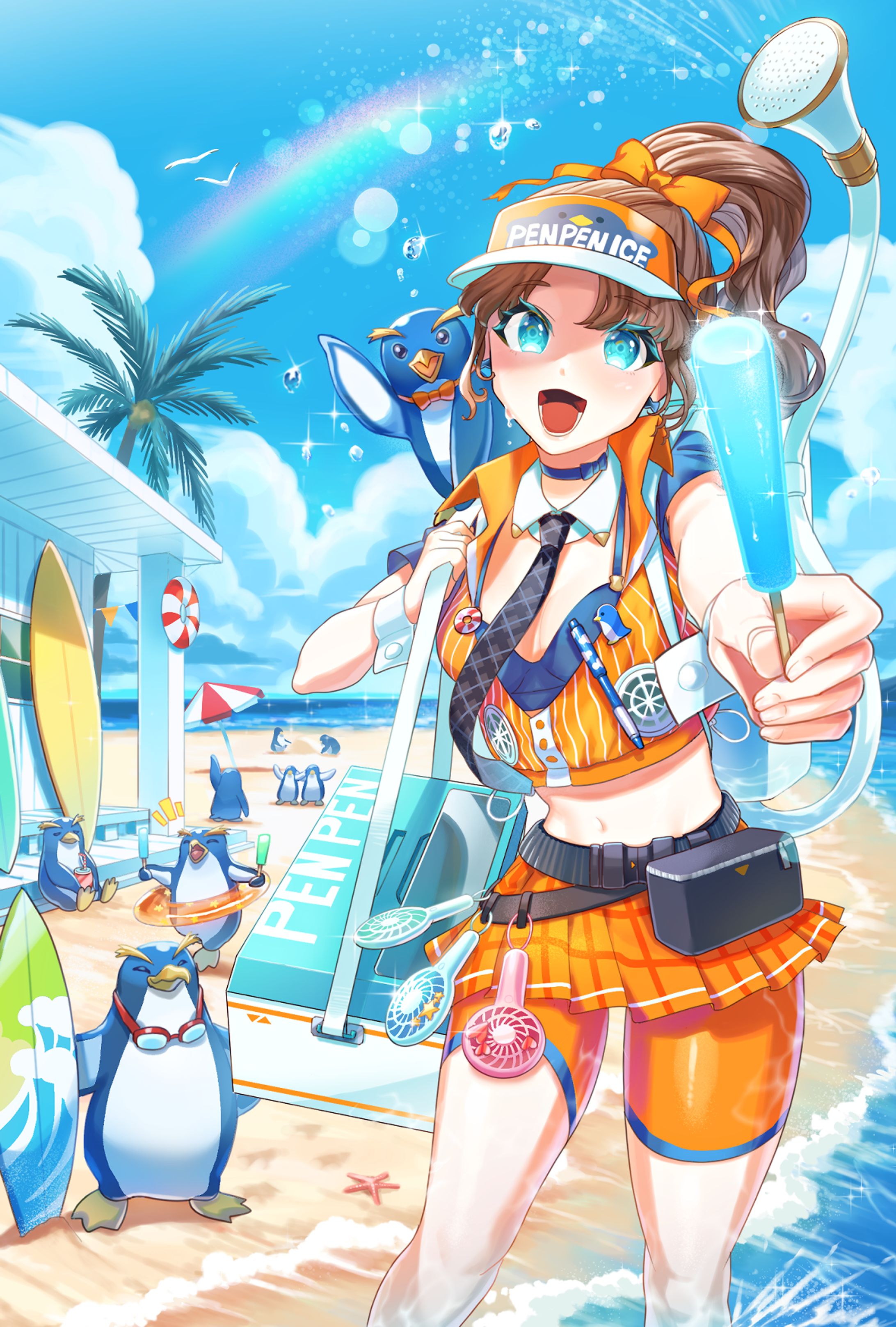 MUGENUP様主催 暑中見舞いイラストコンテスト提出作品-1