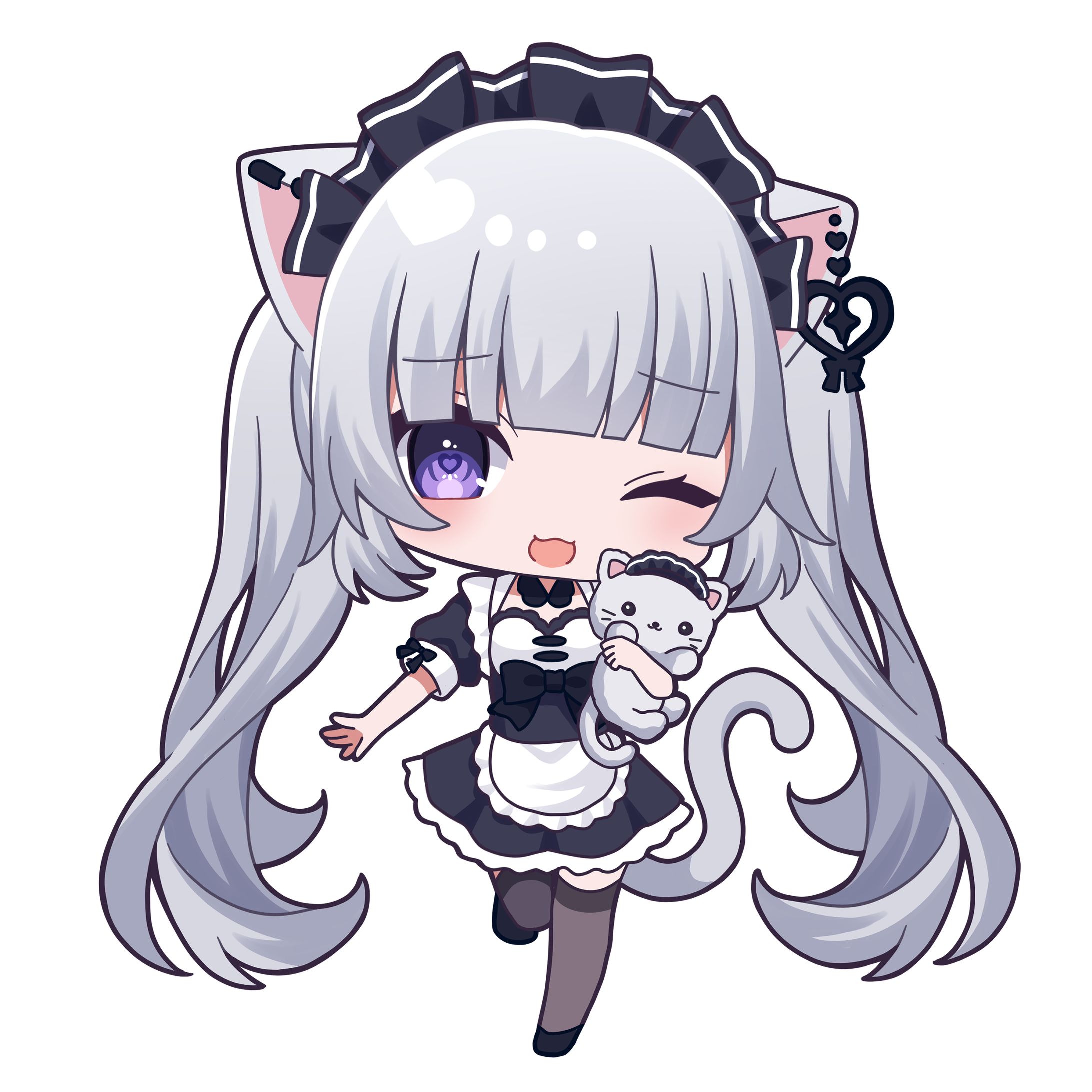 【オリジナル】でぃあちゃんミニキャライラスト-1