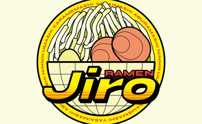 【Logo】ラーメン二郎 イラストロゴ
