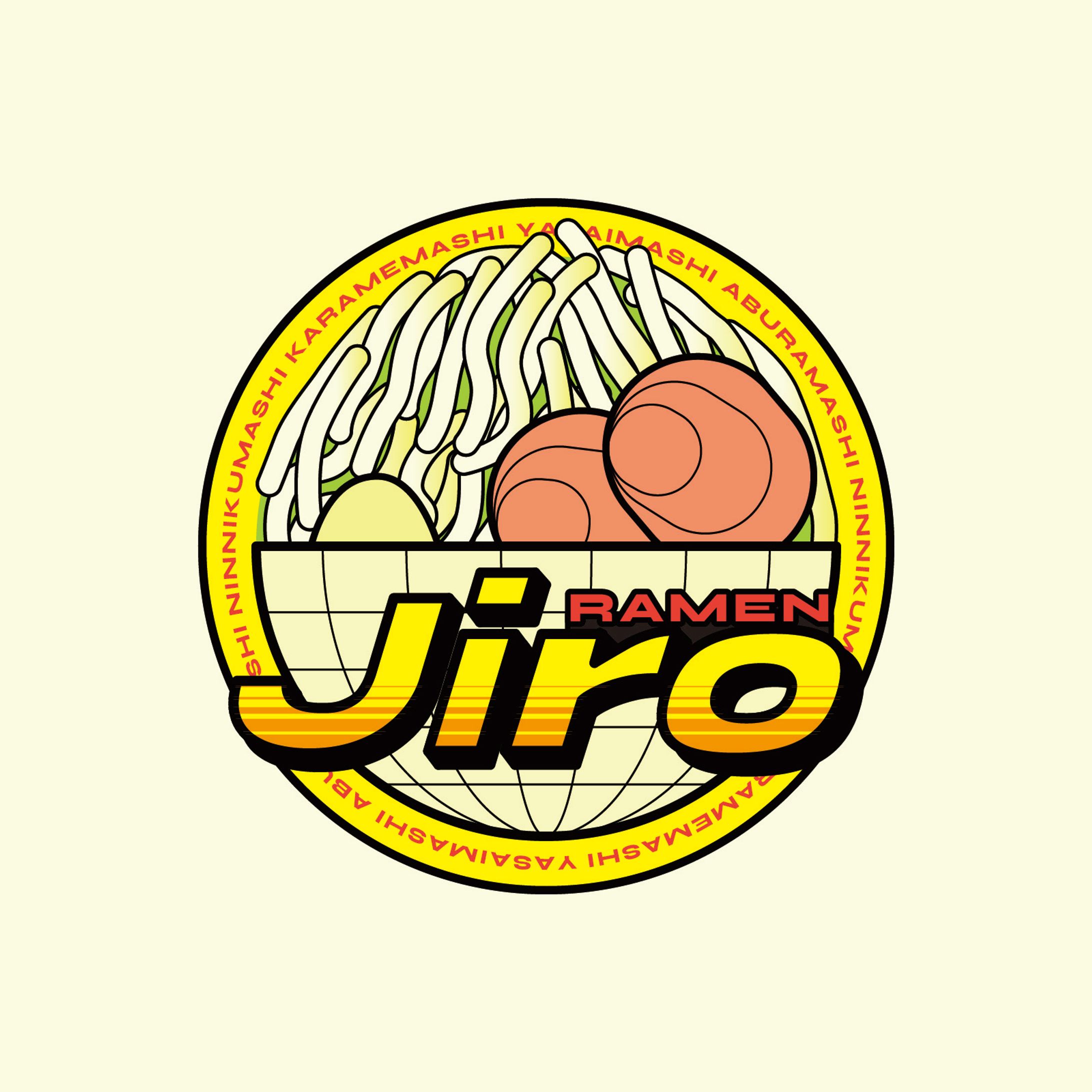 【Logo】ラーメン二郎 イラストロゴ-1