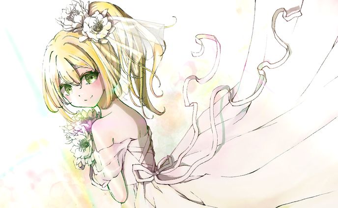【skeb】wedding moon様