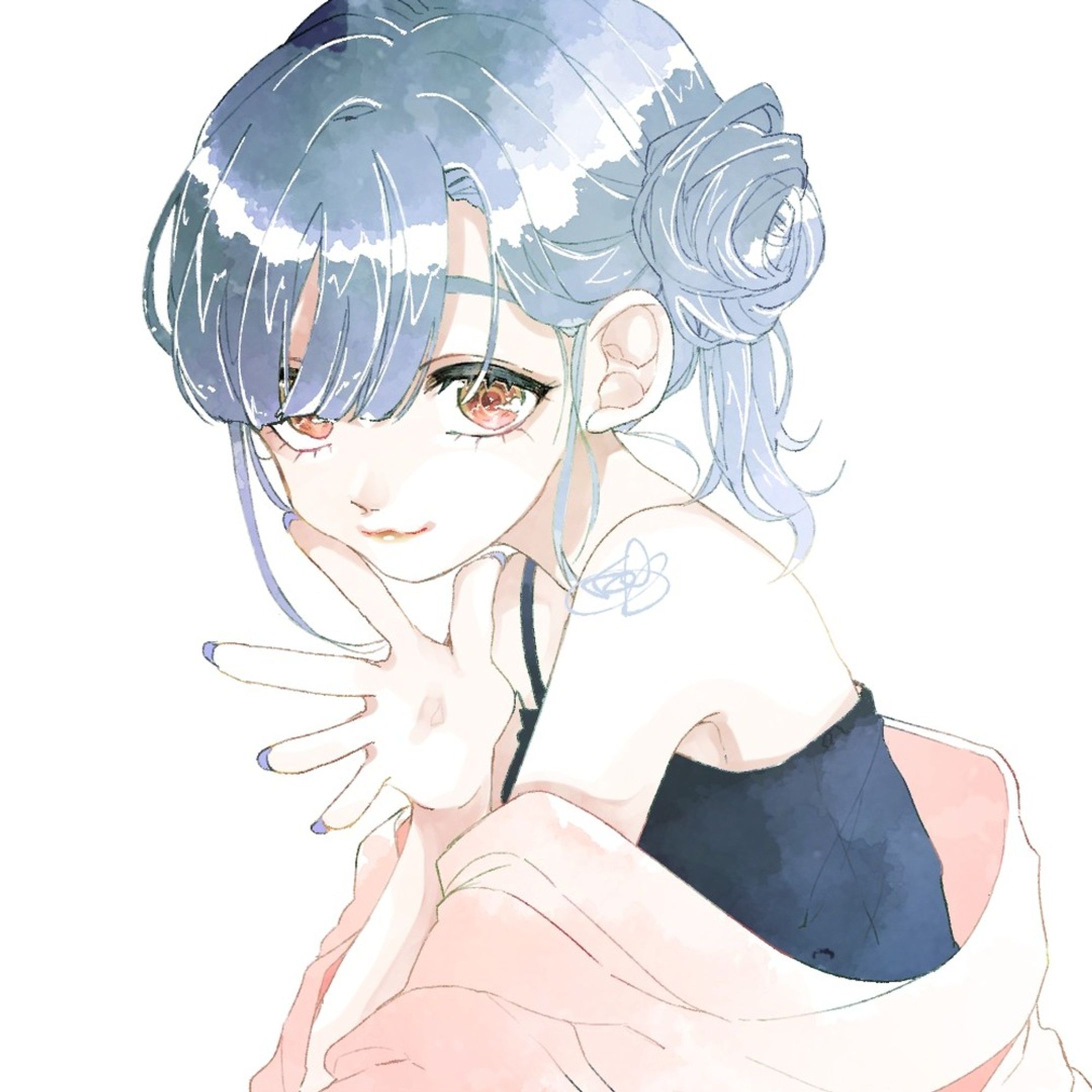 夏っぽいフリーアイコンのカラバリを作りました。
二枚目がオリジナルです。

【利用規約】
プロフィールURL ＞フリーアイコンページにございます。
ご利用の前に一読ください。

#イラスト #イラストレーター #女の子イラスト #illustrater #illustration #フリーアイコン #freeicon #アイコン #digitalart #イラストグラム #illustagram #創作イラスト #clipstudiopaint #イラスト好きな人と繋がりたい
#お団子ヘア #お団子 #太眉 #青髪 #キャミソール #肩出し #フリーアイコン-1