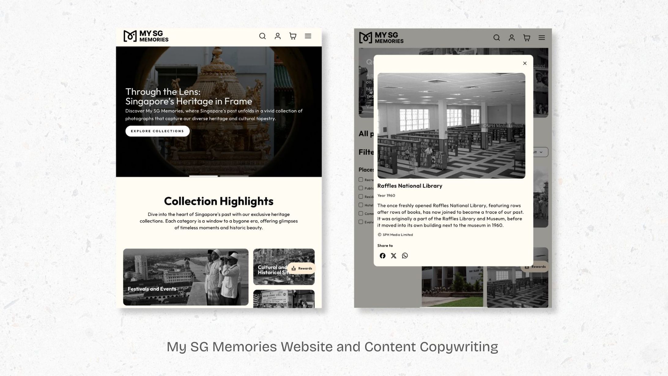 Heritage Website Work: Copywriting, Research and Social Media Content-1