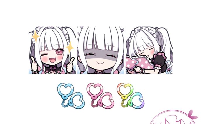 甜飴といき様　TikTok用スタンプ・バッジ