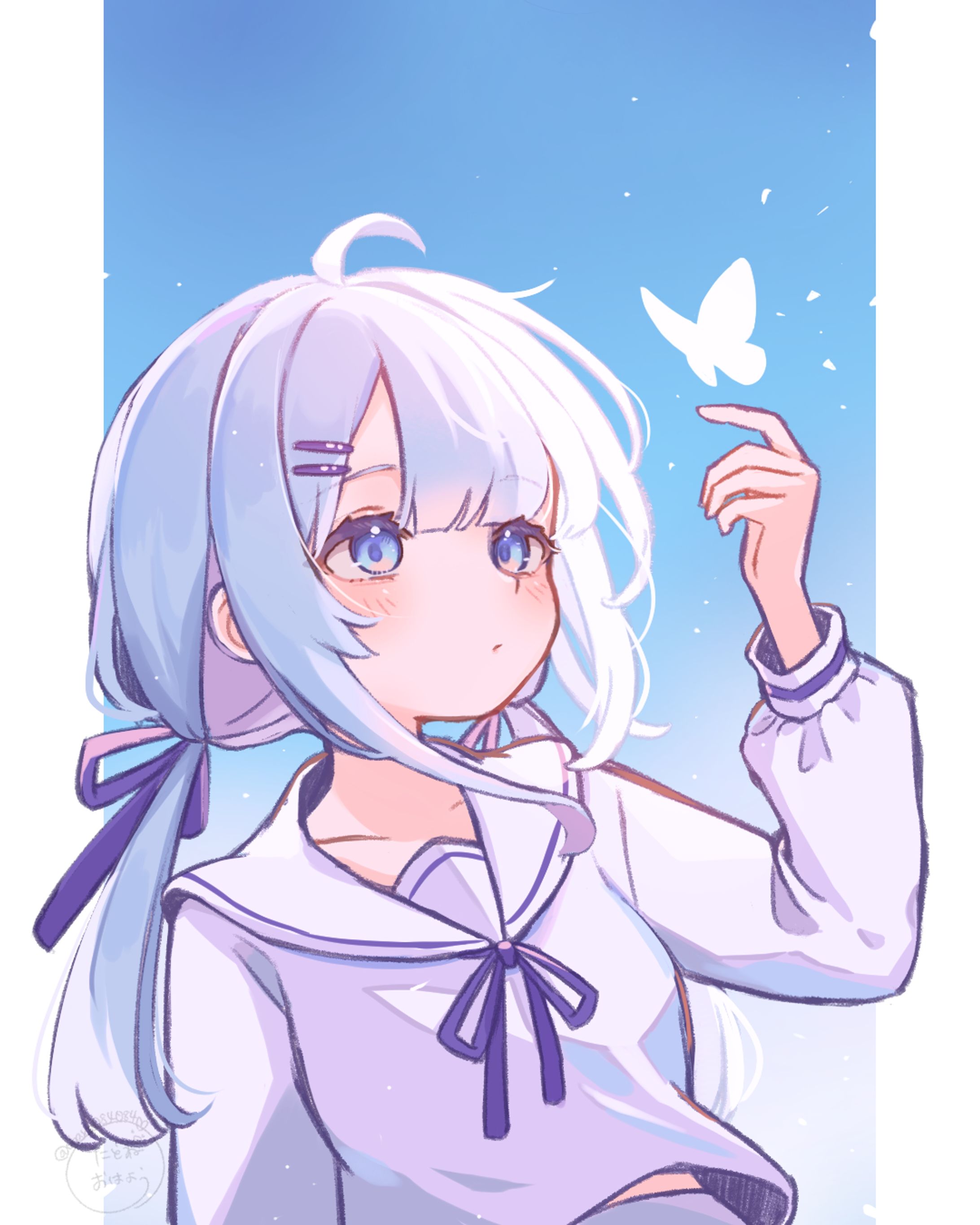 創作絵　bluesky-1