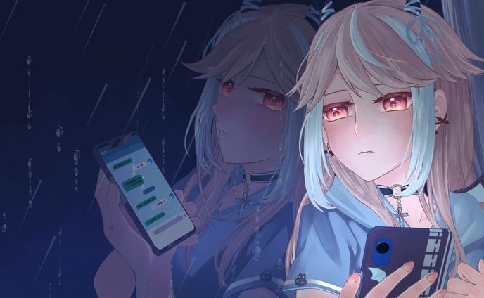 ボカデュオ2025参加楽曲【Rainy Heart】MVイラスト
