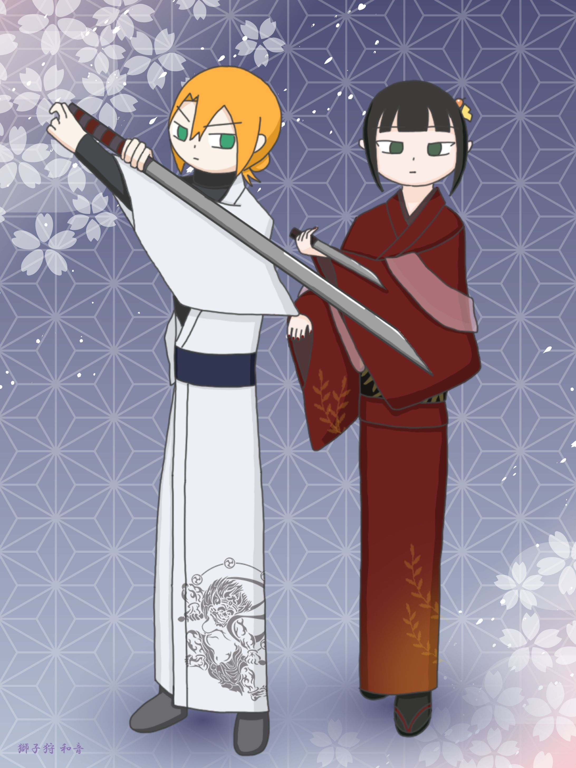 『日本刀と短刀』-1