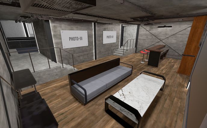 VRChat想定ワールド「Comfortable Base」