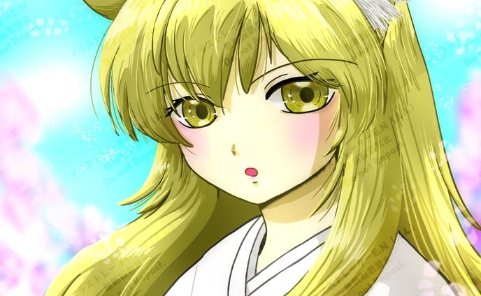 春、アナログイラスト