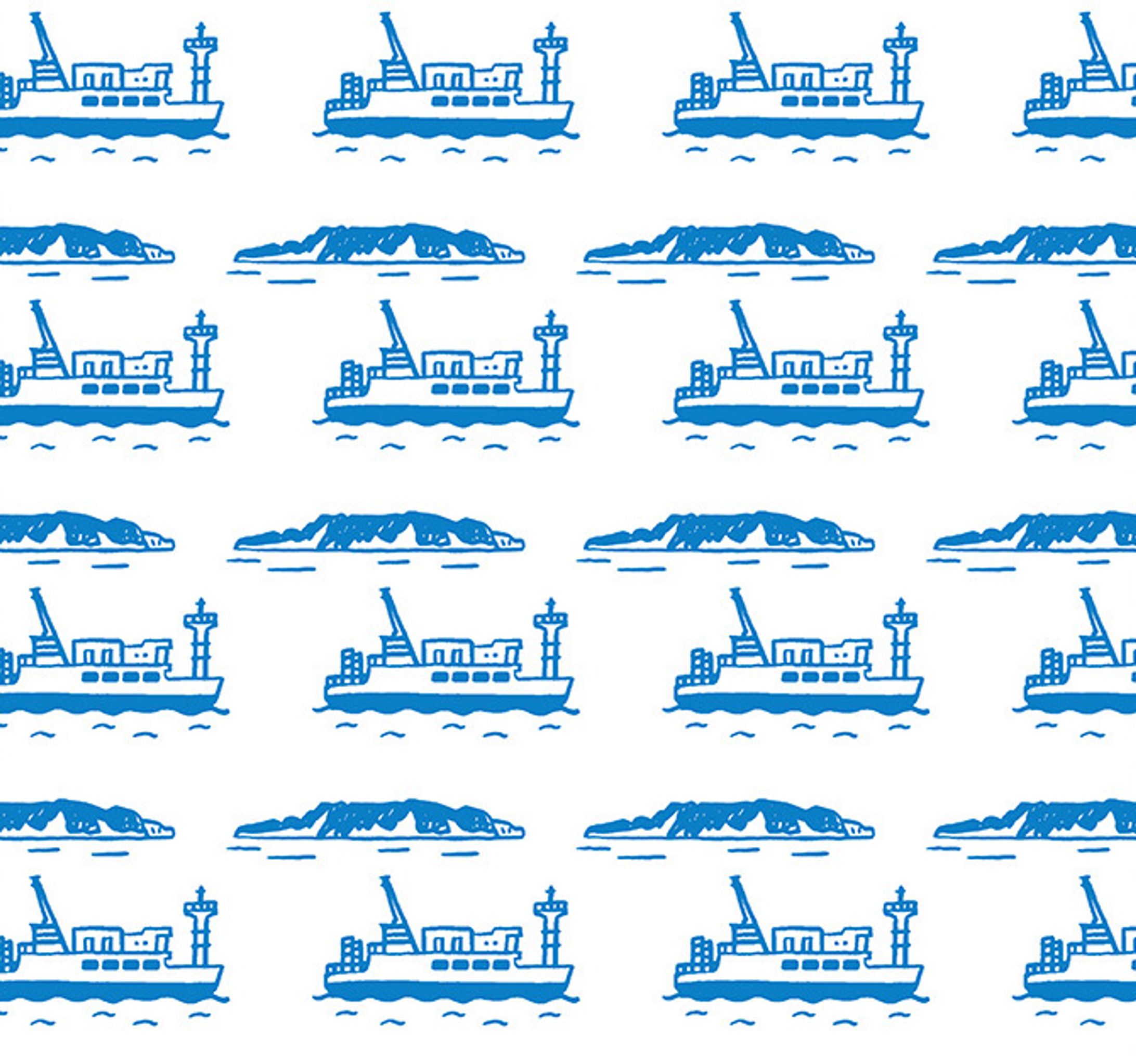 新島　てぬぐい-1