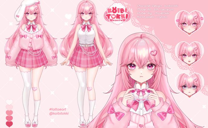 ୨୧ aerith’s reference sheet