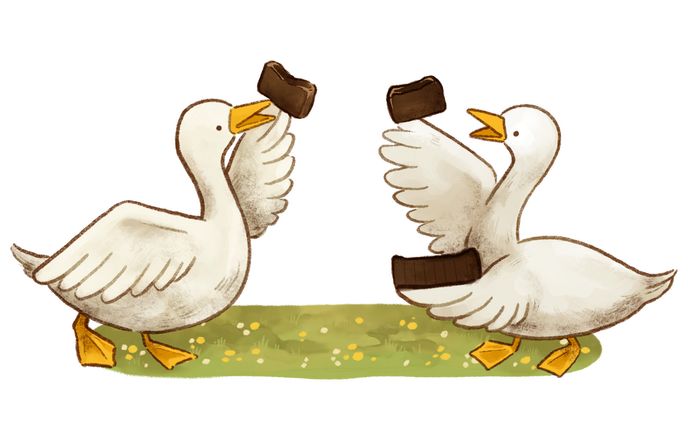生チョコ、テリーヌ、パッケージ用イラスト