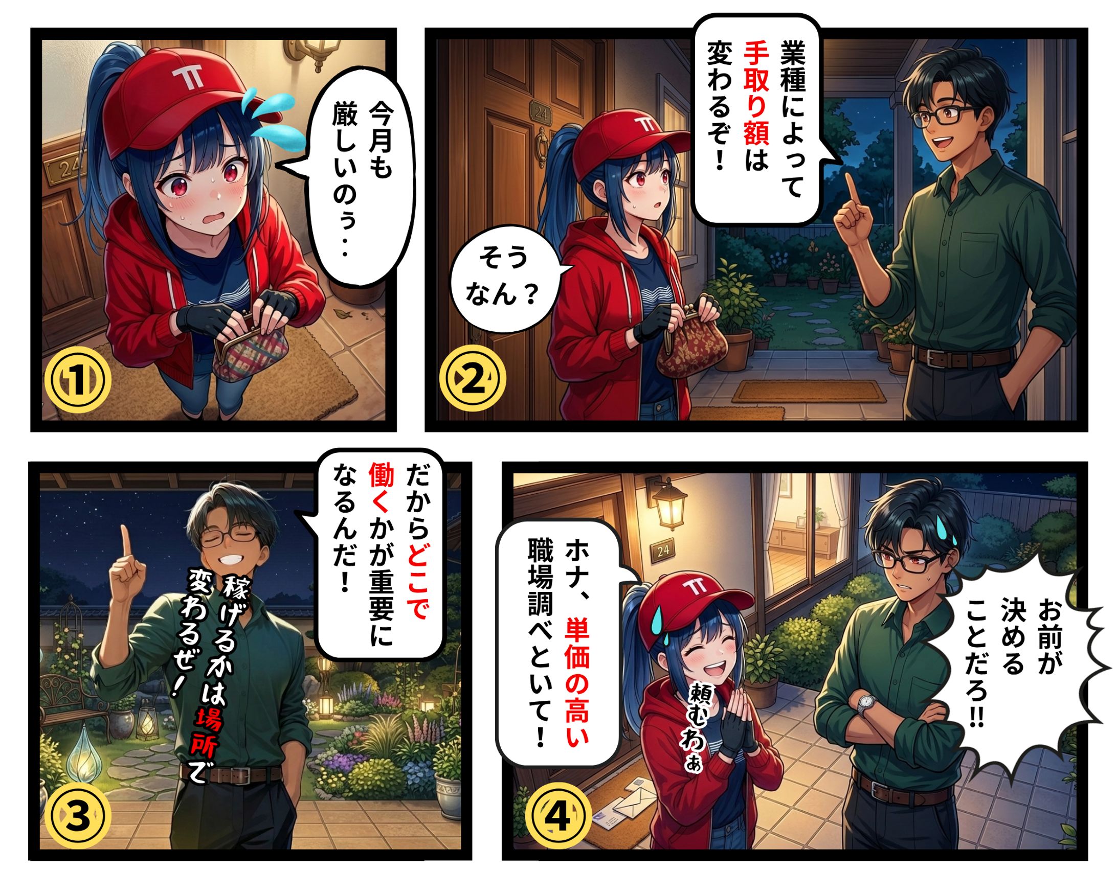 お金は業種で変わる！ -1