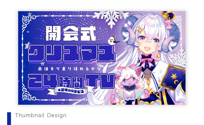 thumbnail、アクリル画