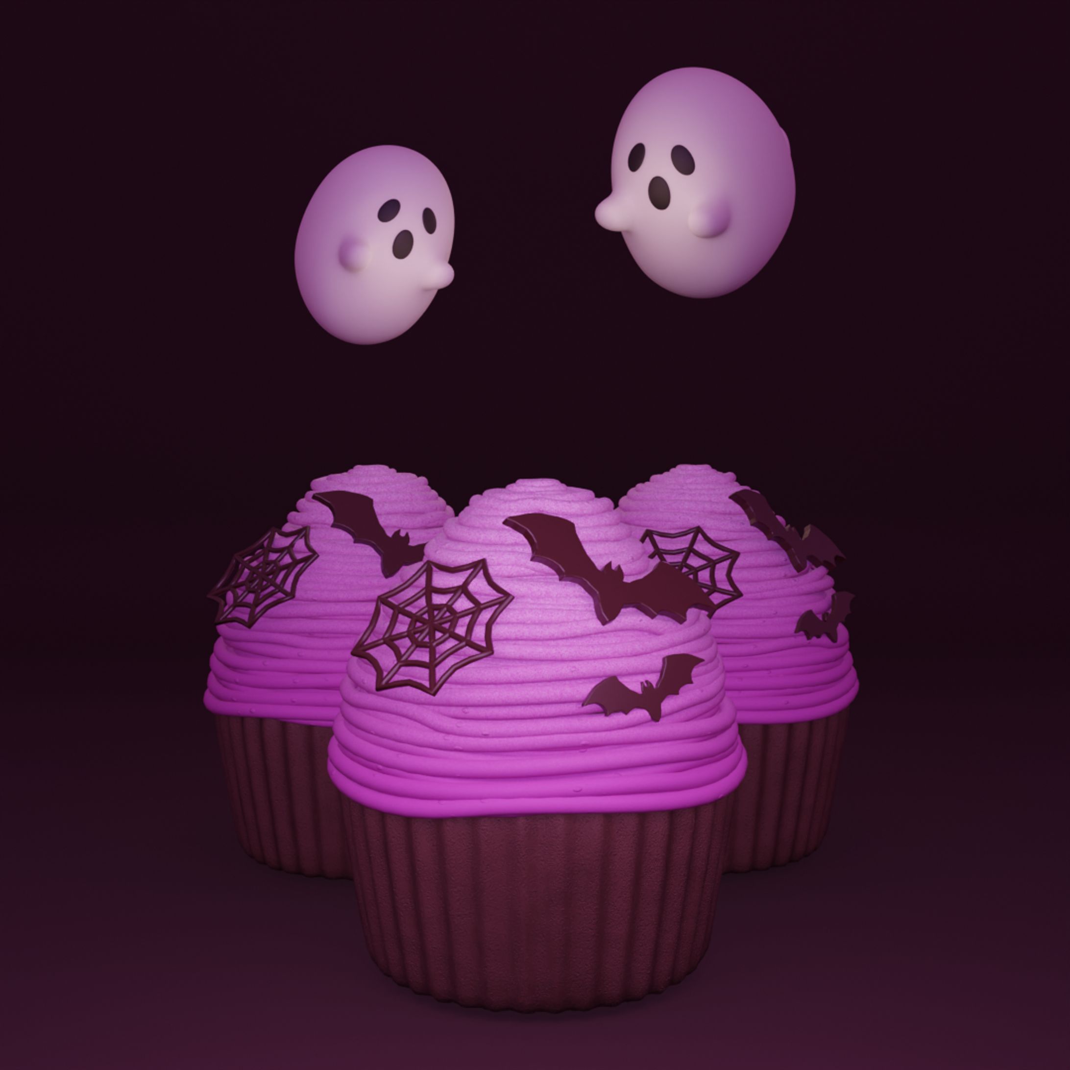 おばけと紫いもモンブラン-1