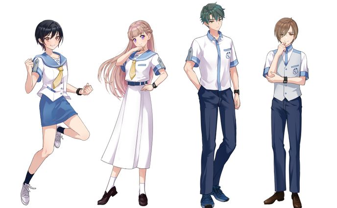 【コンペ】青い鳥文庫キャラクターデザイン