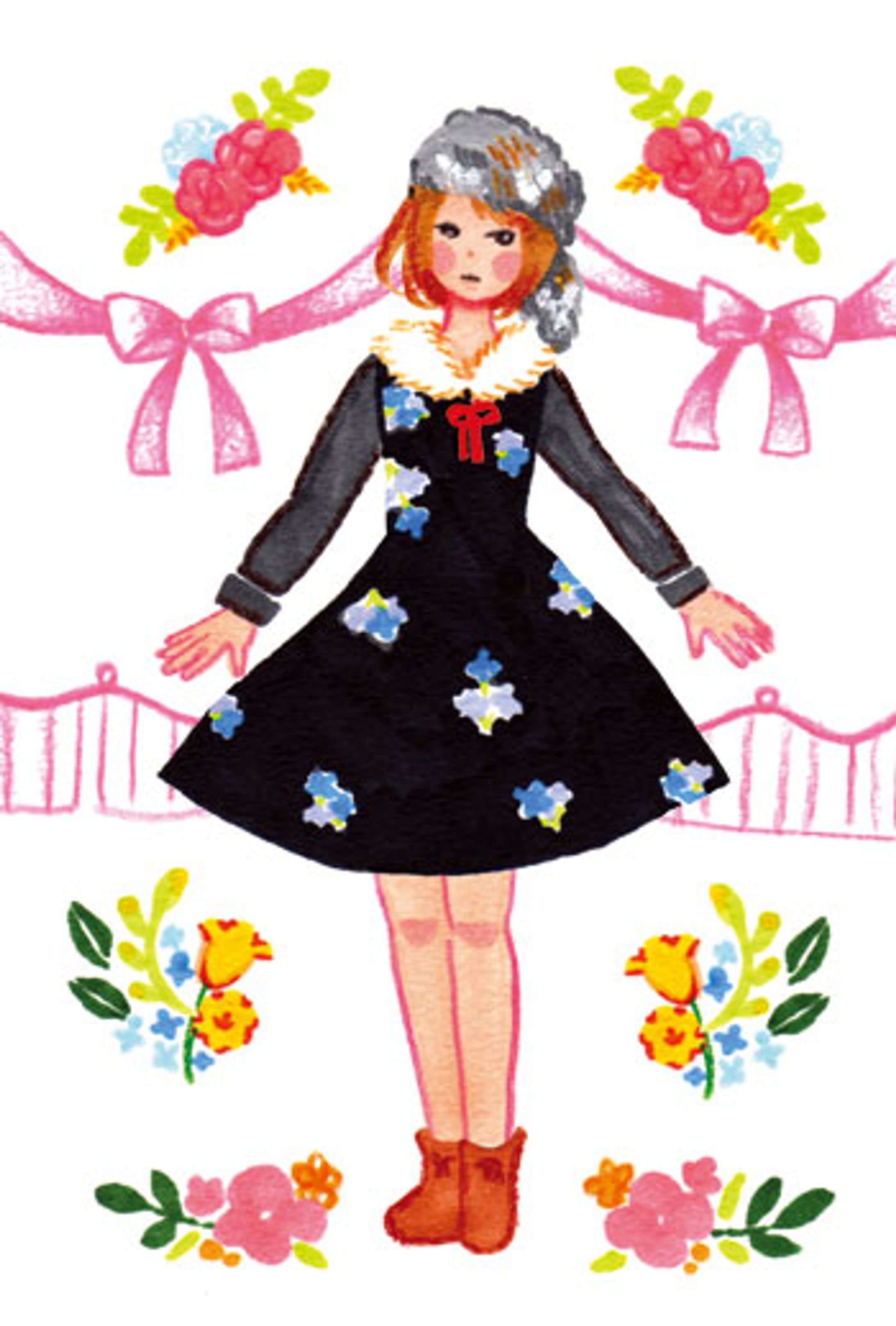 ロシア帽のおんなのこ-1