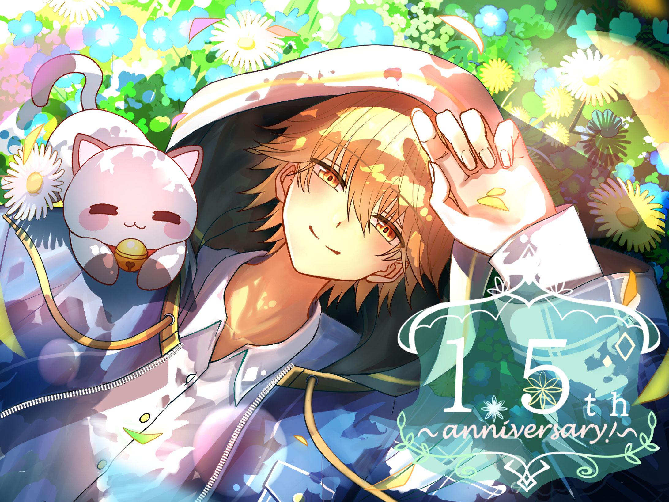 八神レオ様　1.５周年記念イラスト&ロゴ-1