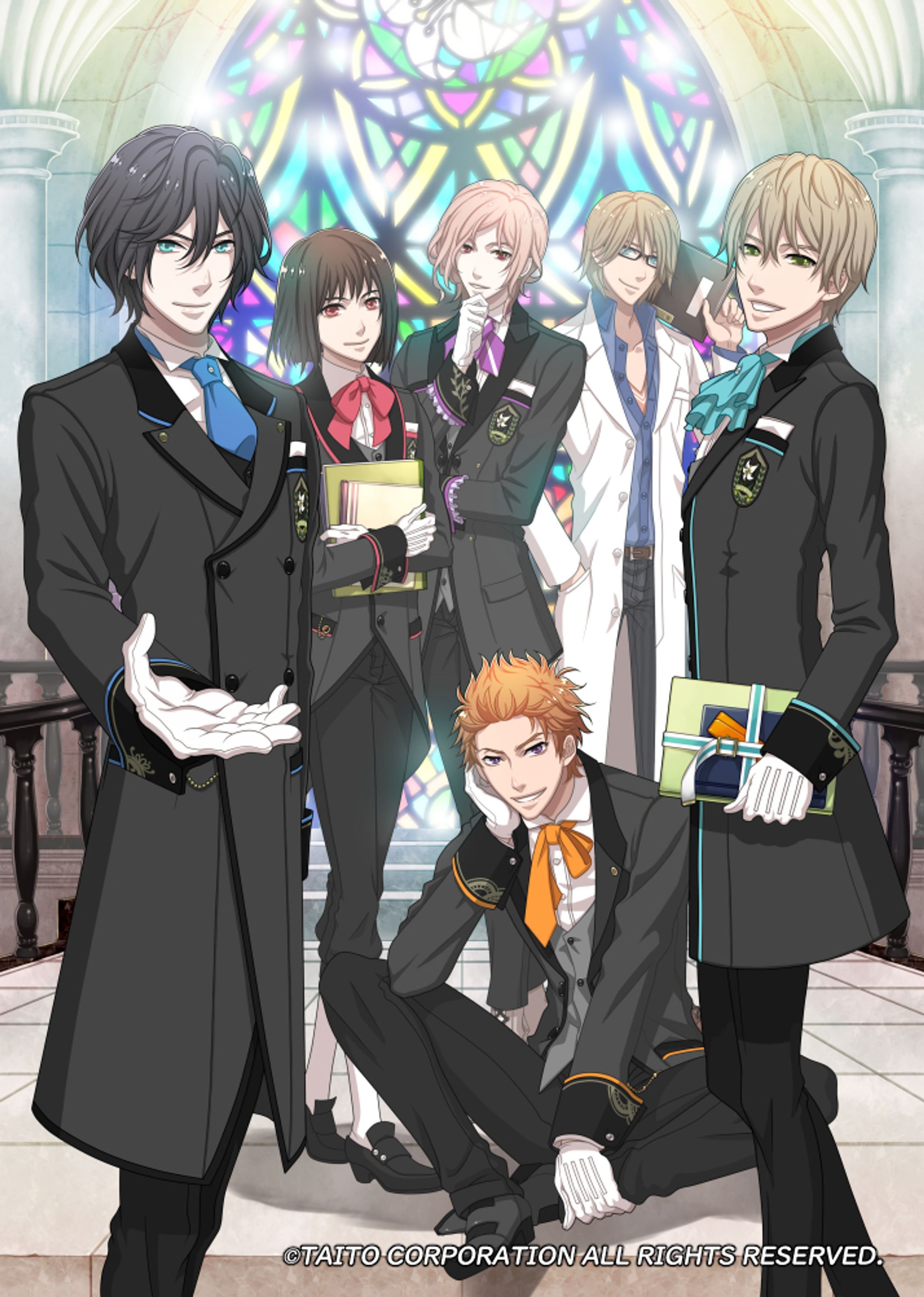 【執事たちの学園事情】キービジュアル/キャラクターデザイン-1