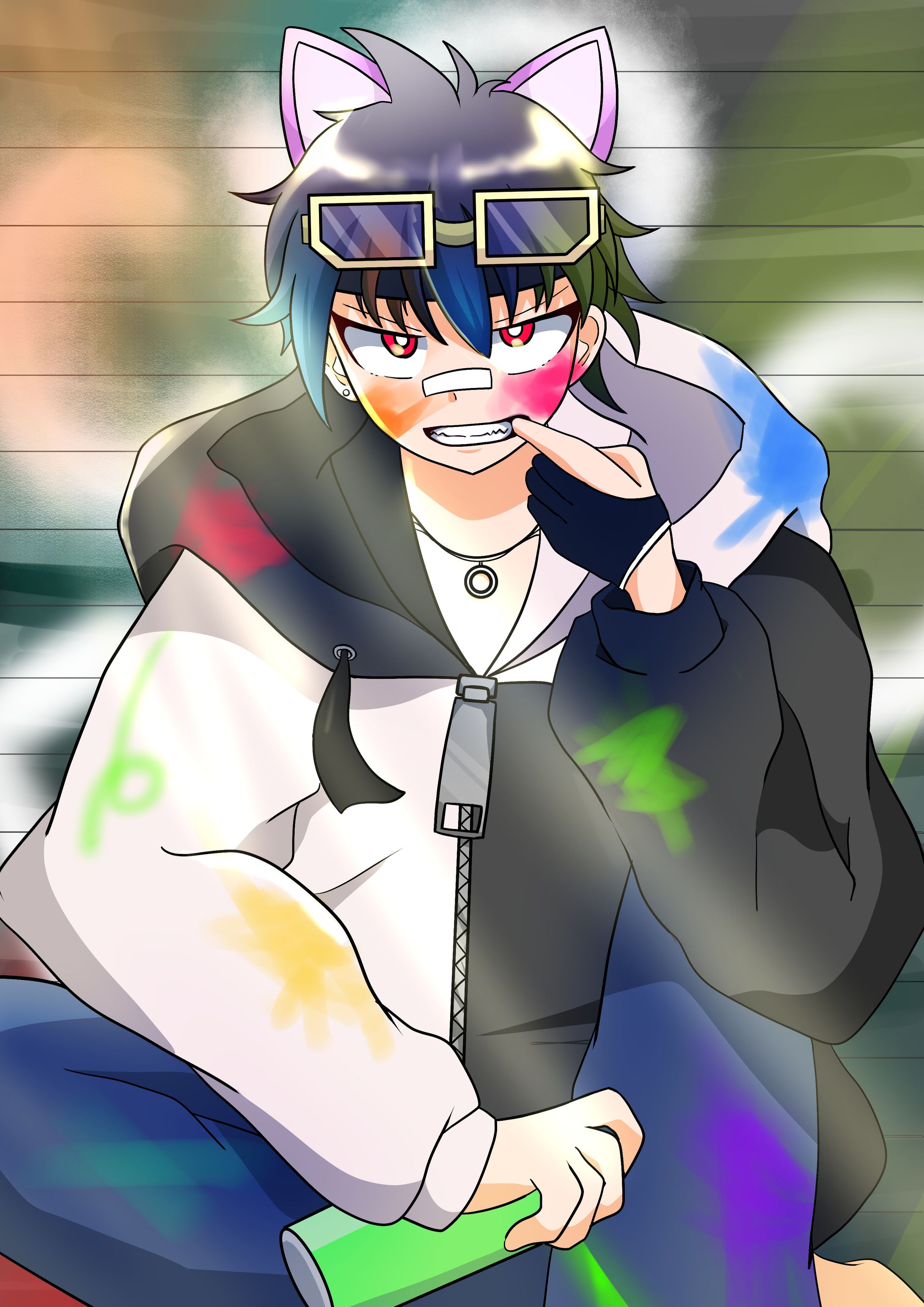ポップカルチャー学科 2年 paint!!-1