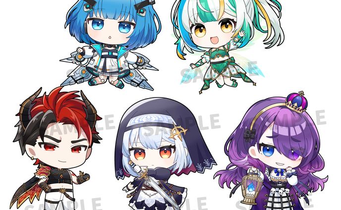 【お仕事】神託のメソロギア SDイラスト