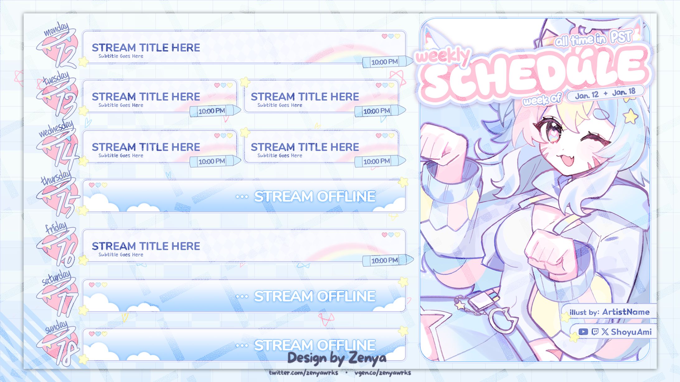 Shoyu Ami's Schedule Design-1