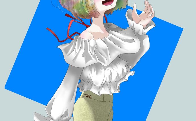 塗り練習も兼ねた作品です。
全身あるんだけど入らなかった…笑

#イラスト #illustration