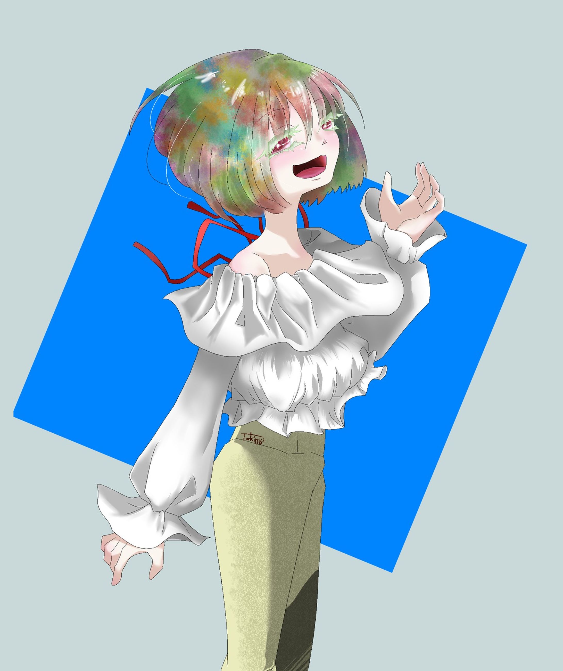 塗り練習も兼ねた作品です。
全身あるんだけど入らなかった…笑

#イラスト #illustration-1