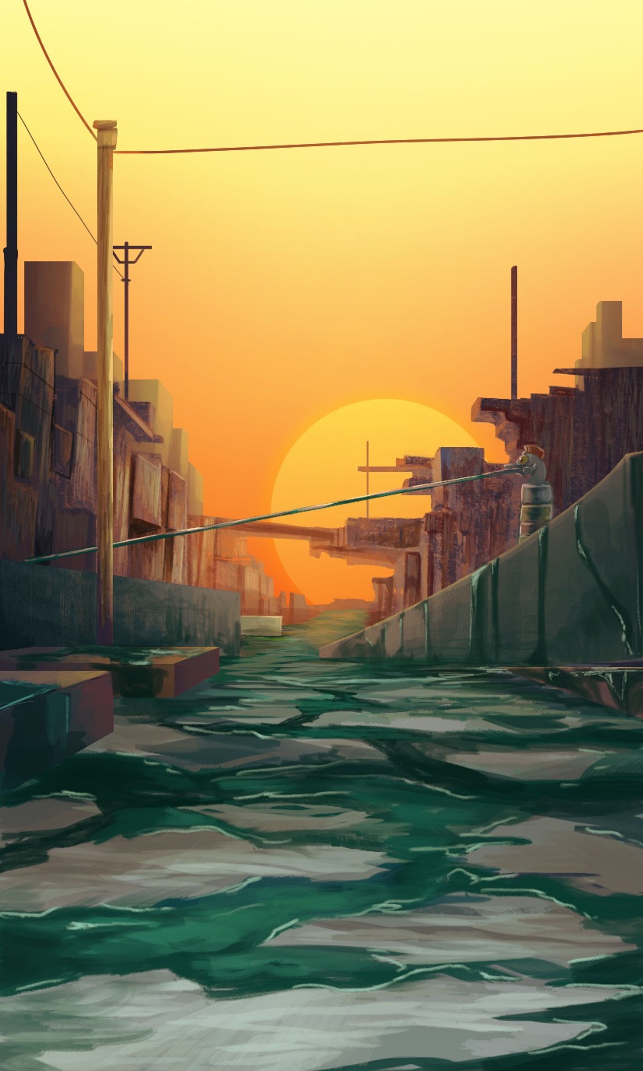 コジャケと背景-1