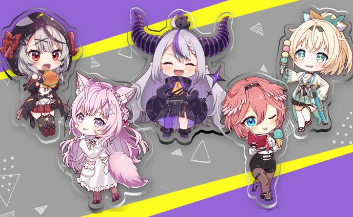 FA・ホロライブVtuberデフォルメイラスト