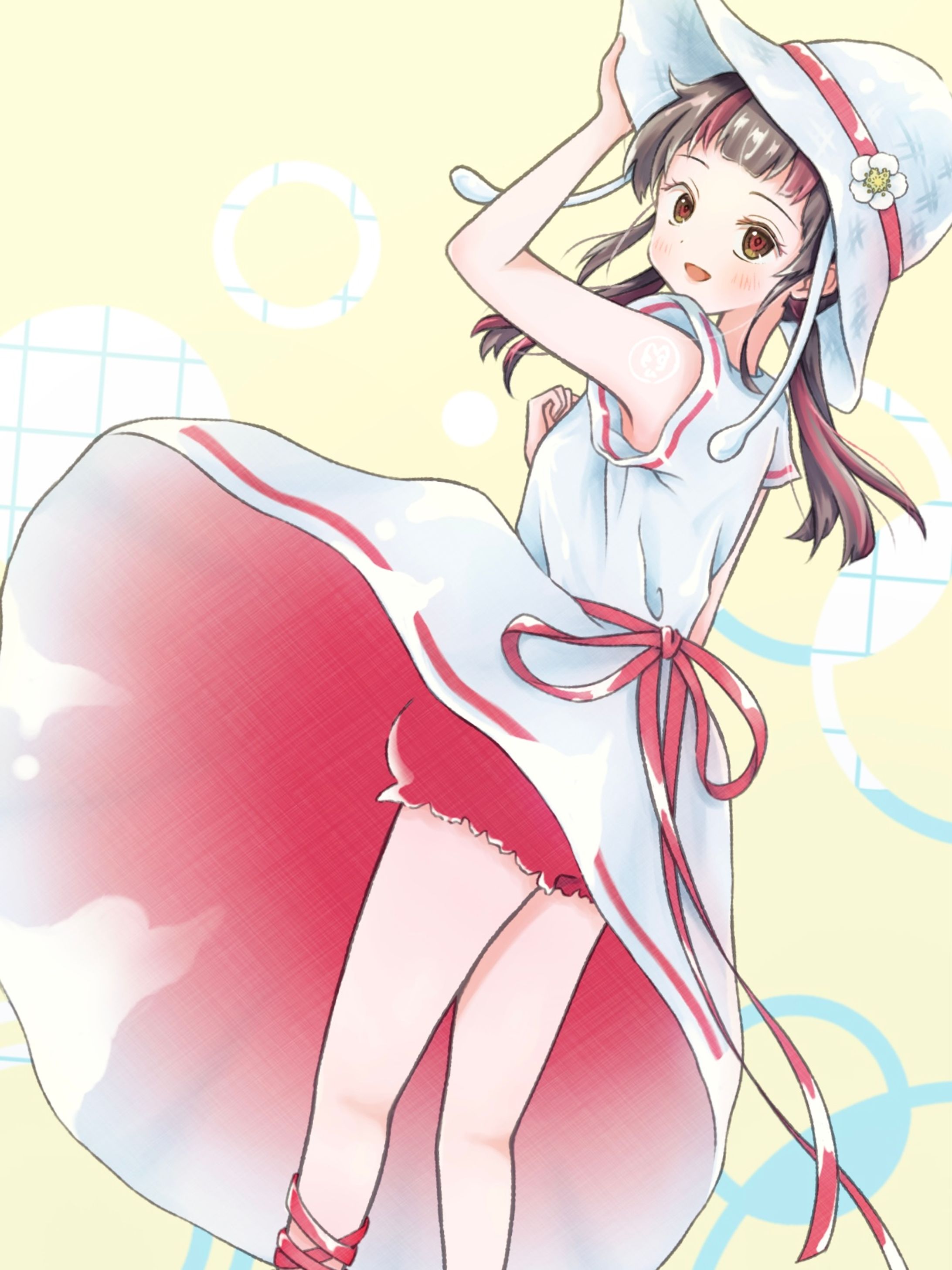 苺のかき氷の擬人化、妖精-1