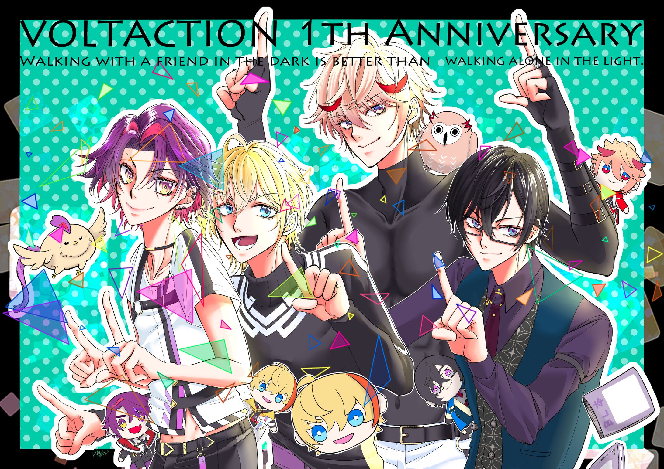 VOLTACTION 一周年お祝いイラスト-1