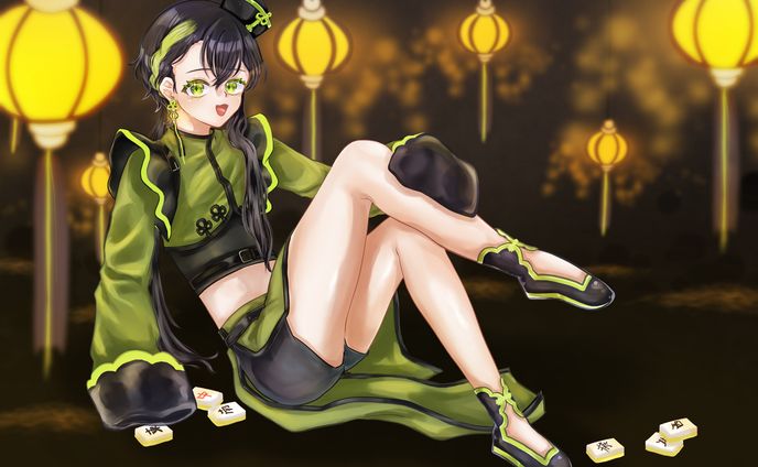 キャラクターイラスト(依頼制作物)、想定デザイン(課題・自主制作物)